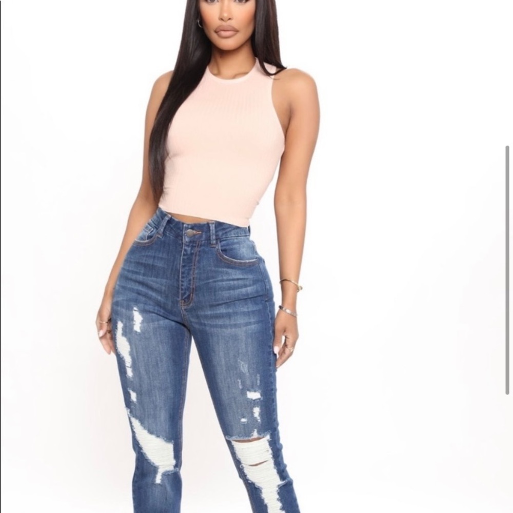 Fashion Nova Ripped Jeans